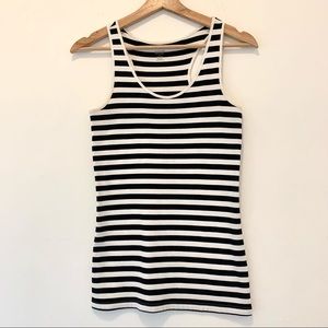 NWOT Womens Striped Sleeveless Top Size L